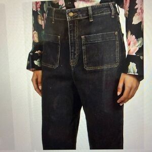 BA&SH  blackstone Lady Django bootcut high waisted jeans NWOT